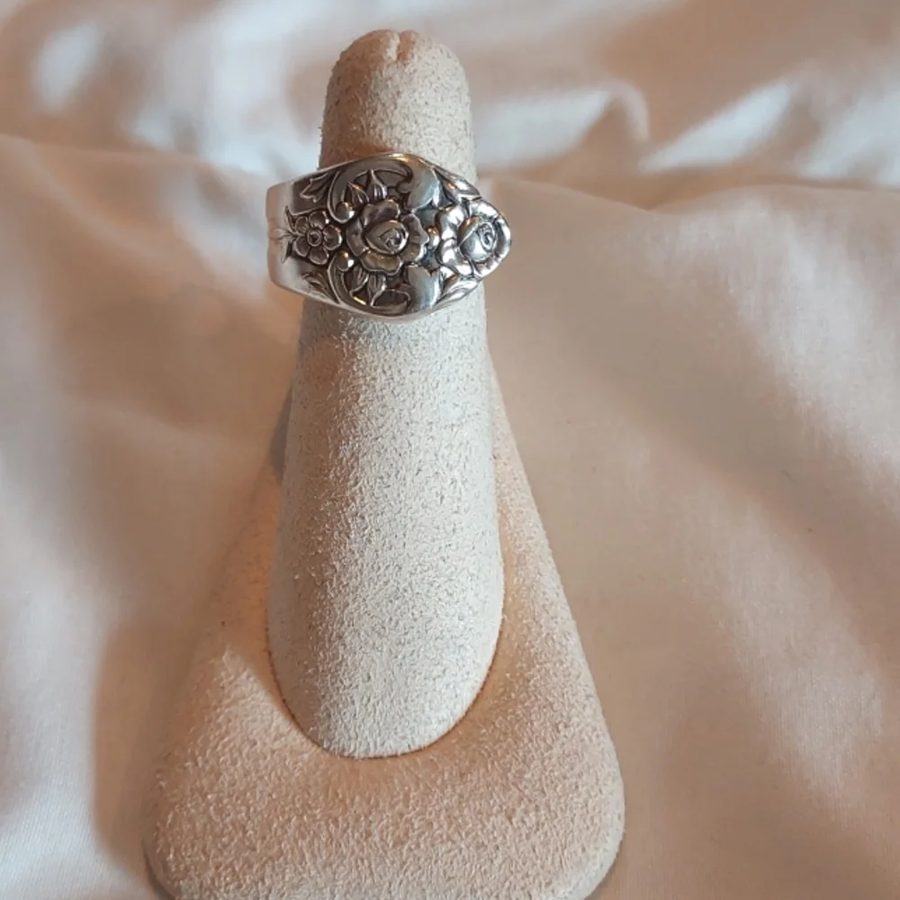 Handmade Silverware Ring - Picture 1 of 4